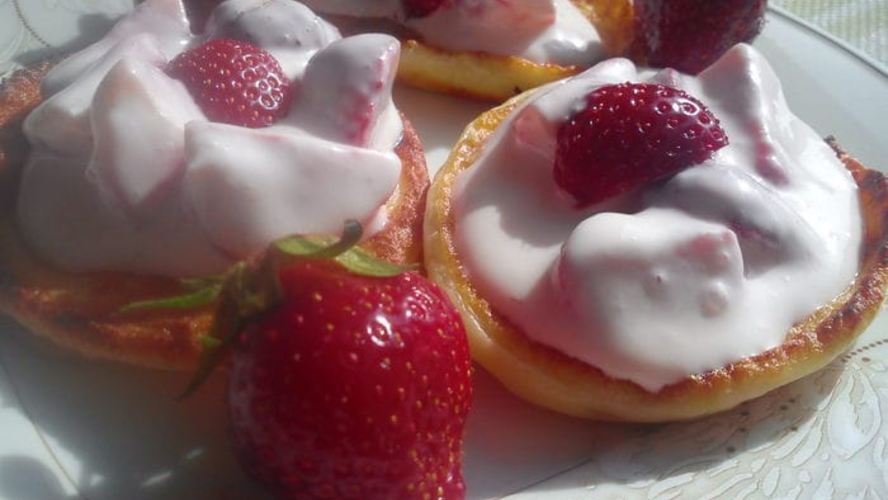 Рецепт оладушек из домашнего творога