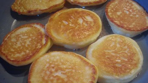 оладушки из домашнего творога