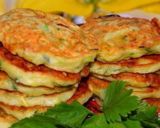Оладушки из кабачков