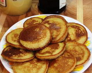 Оладушки из квиноа и кукурузной муки без глютена