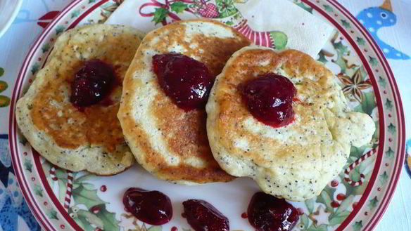 Рецепт Оладушек творожных с маком