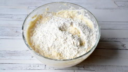 оладьи из картофельного пюре на сметане