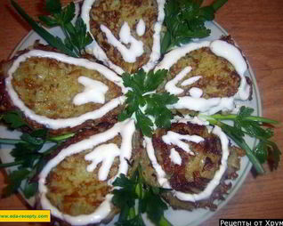 Оладьи из картофельного пюре