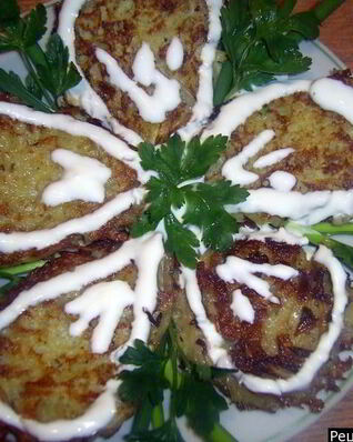 Оладьи из картофельного пюре