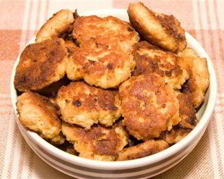 Оладьи из куриных грудок