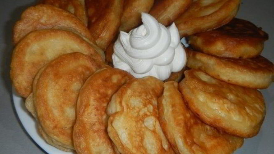 Рецепт оладий из простокваши