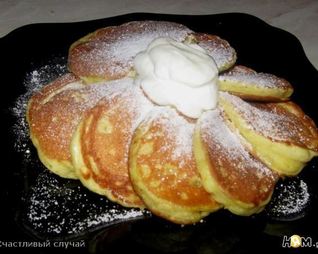 Оладьи лимонные