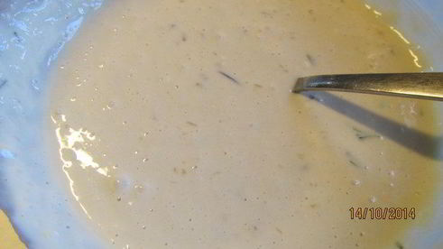 оладьи с тыквой, козьим сыром и розмарином