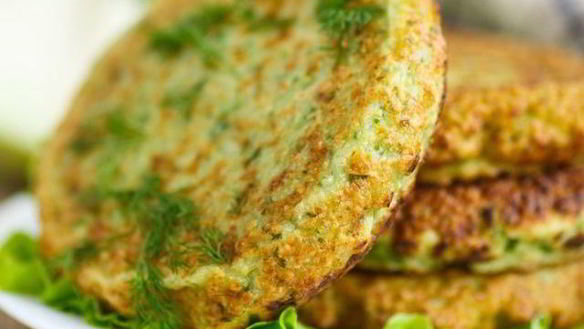 Рецепт Пышных оладий из кабачков