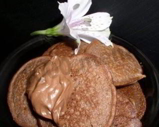 Шоколадно-кофейные оладьи