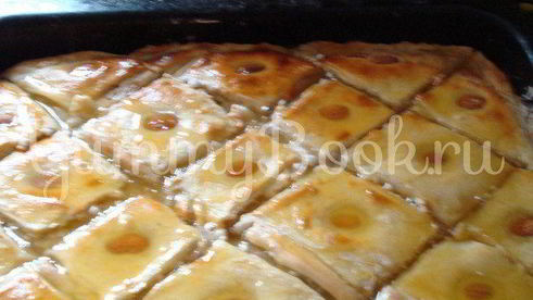 пахлава с миндалем