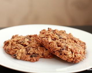 Банановое печенье с овсяными хлопьями