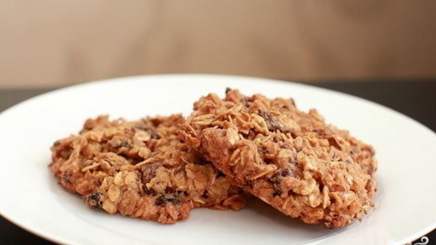 Рецепт бананового печенья с овсяными хлопьями