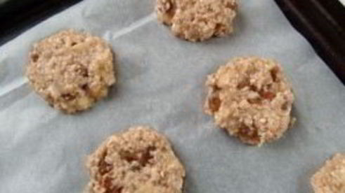 банановое печенье с овсяными хлопьями