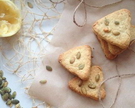 Быстрое лимонное песочное печенье