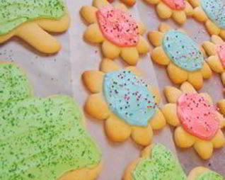 Домашнее печенье в формочках