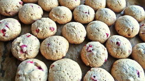 гречневое печенье с брусникой