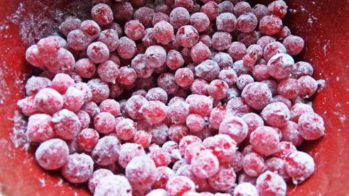 гречневое печенье с брусникой