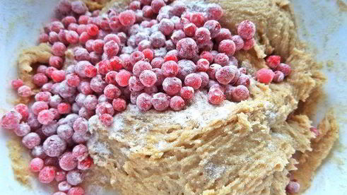 гречневое печенье с брусникой