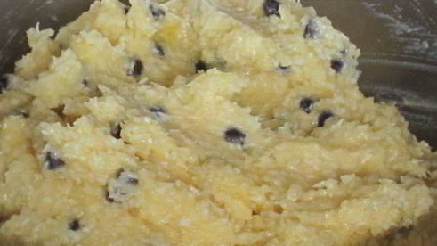 кокосовое печенье с шоколадными каплями