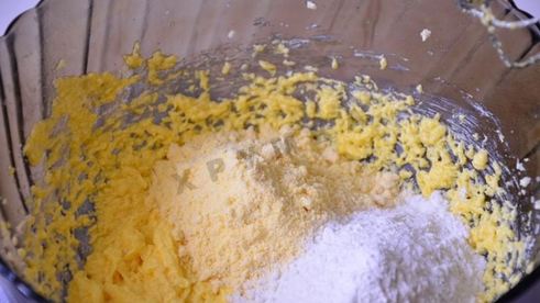 кукурузное печенье с мятным ганашем