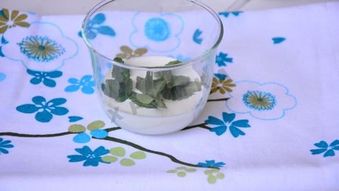 кукурузное печенье с мятным ганашем