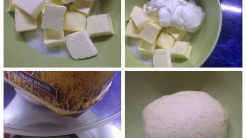 новогоднее печенье шишки