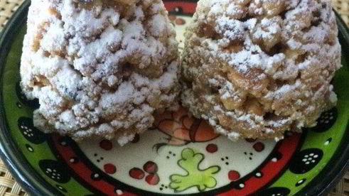 новогоднее печенье шишки