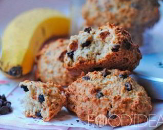 Овсяное печенье с бананом