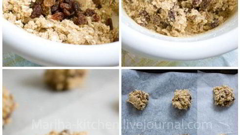 овсяное печенье с изюмом