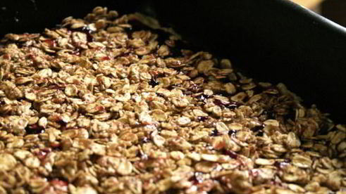 овсяное печенье с вареньем