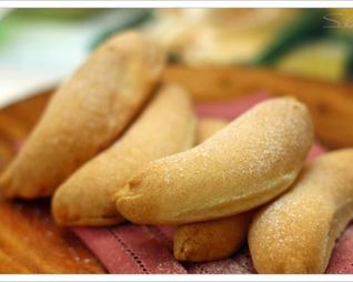 Печенье бананы с творожной начинкой