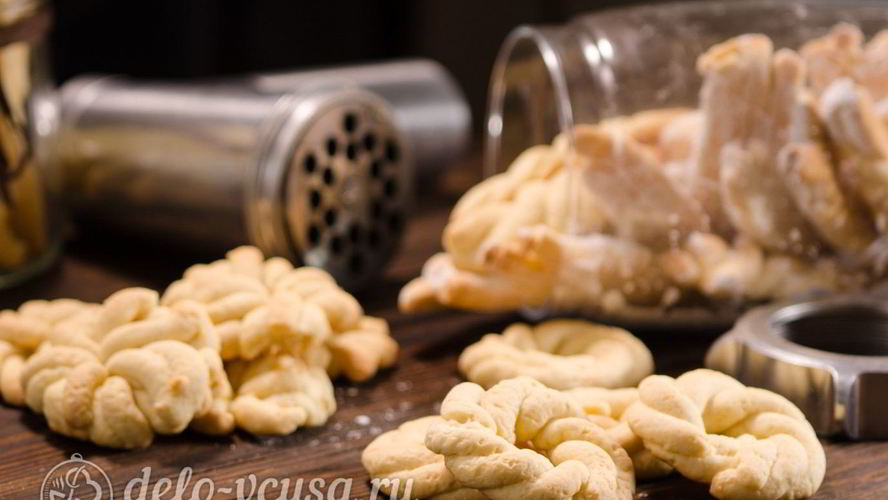 Рецепт печенья через мясорубку