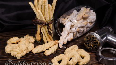 печенье через мясорубку