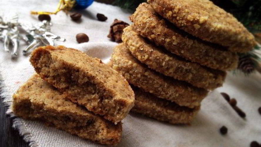 Рецепт печенья кофе-грецкий орех