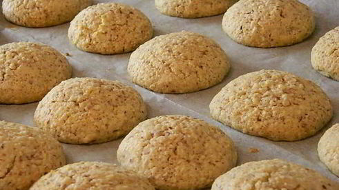 печенье ореховое с шоколадной начинкой