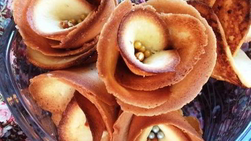 печенье розы