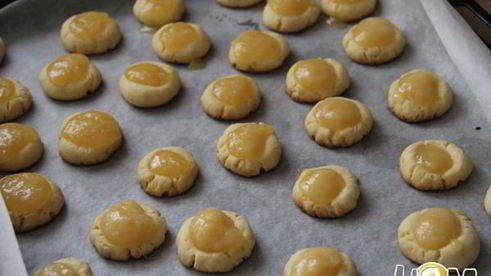 печенье с лимонной начинкой