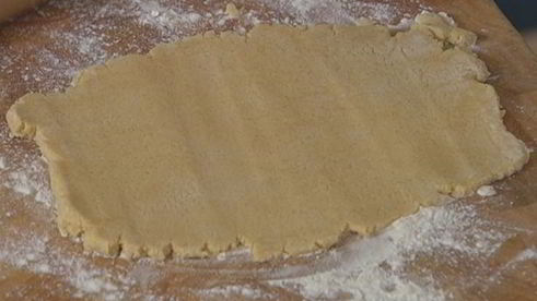 печенье с малиновым джемом