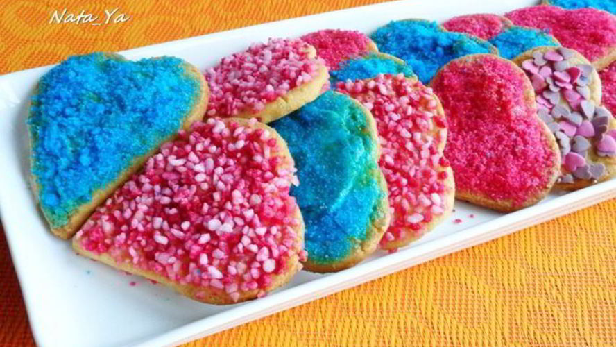 Рецепт печенья сахарные сердечки