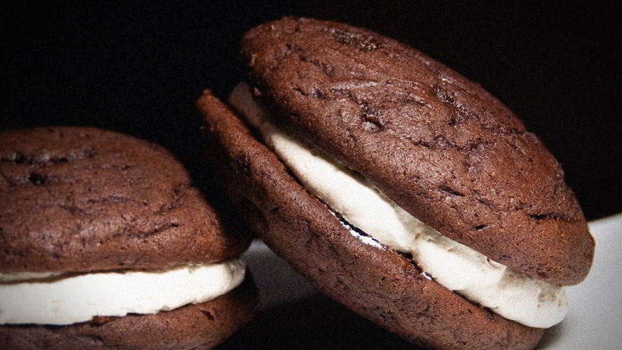 Рецепт печенья шоколадного с ванильной прослойкой