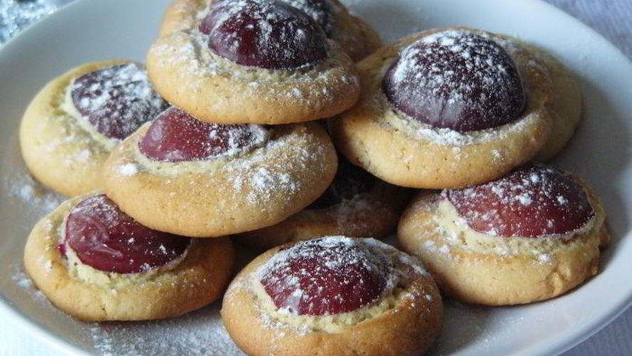 Рецепт печенья со сливами
