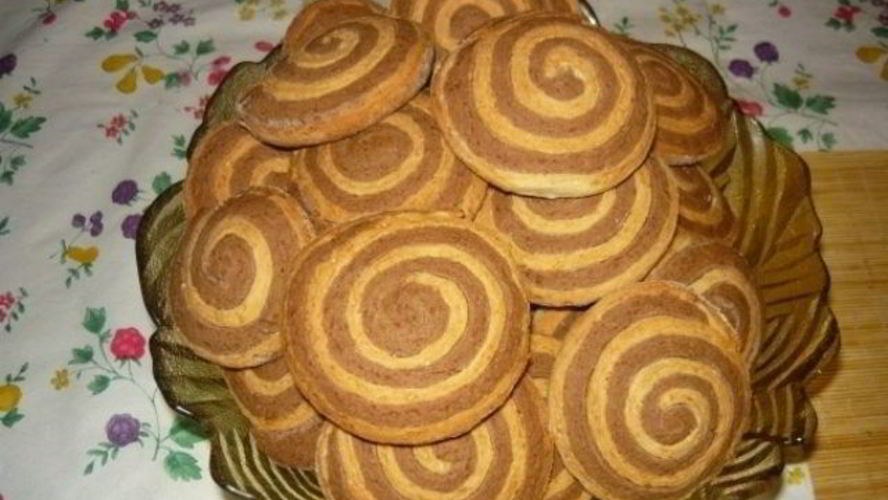 Рецепт печенья улитка