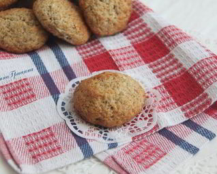 Постное печенье Бананы-кокосы