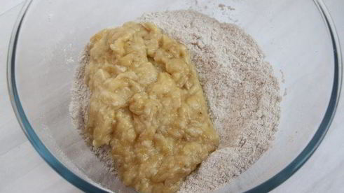 постное печенье бананы-кокосы