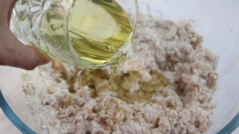 постное печенье бананы-кокосы