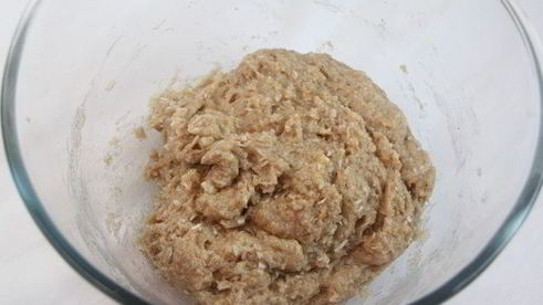 постное печенье бананы-кокосы