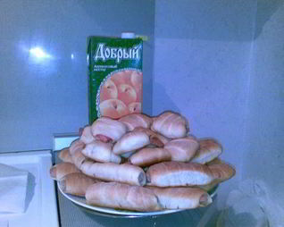 Рогалики с сосиской