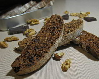 Шоколадные бискотти