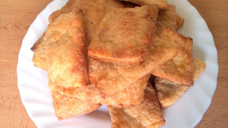 Рецепт слоеного печенья на сметане